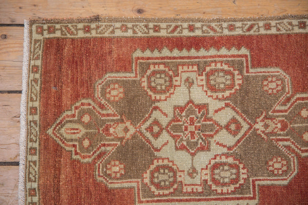 Vintage Distressed Oushak Rug Mat // ONH Item: 12863, Image 2