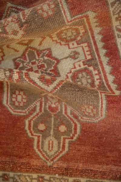 Vintage Distressed Oushak Rug Mat // ONH Item: 12863, Image 6