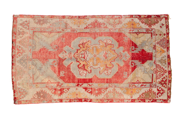 Vintage Distressed Oushak Rug // ONH Item: 12873