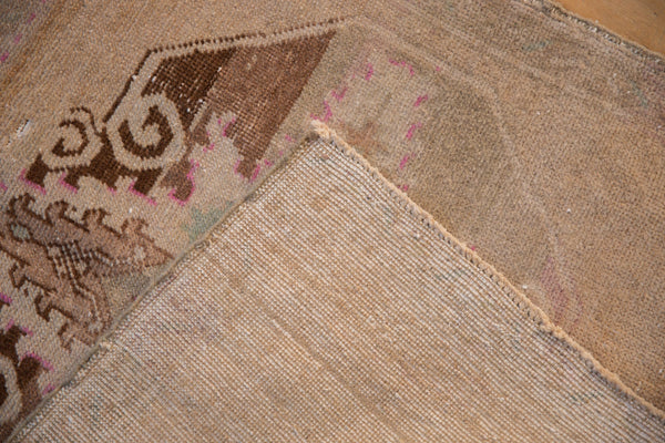 Vintage Distressed Oushak Square Rug Mat // ONH Item: 12876, Image 8