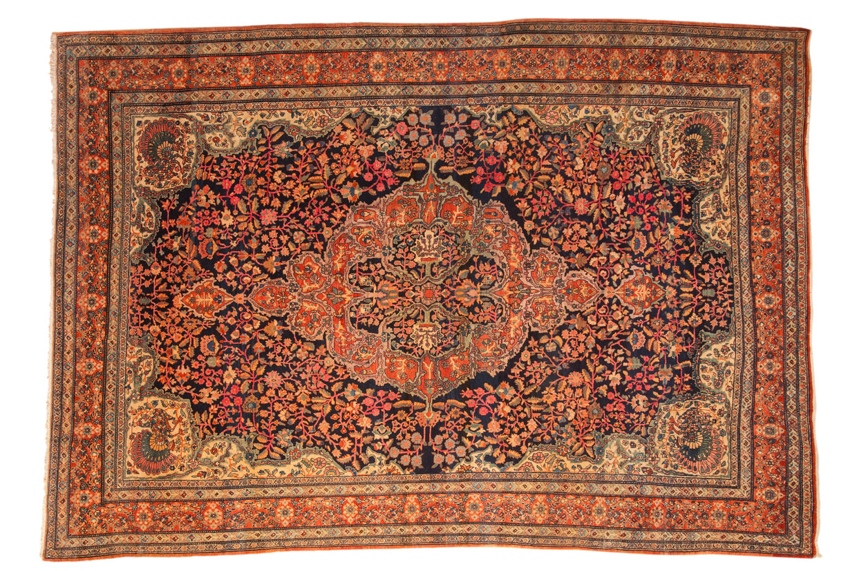 Antique Farahan Sarouk Carpet // ONH Item: 12882