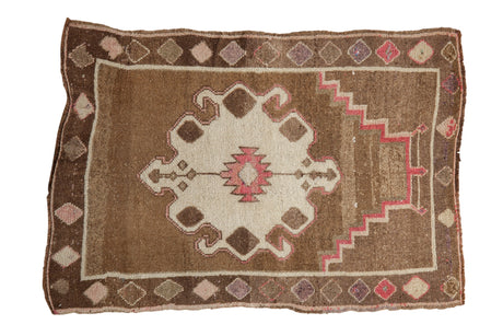 3x4.5 Vintage Distressed Kars Rug // ONH Item 128881