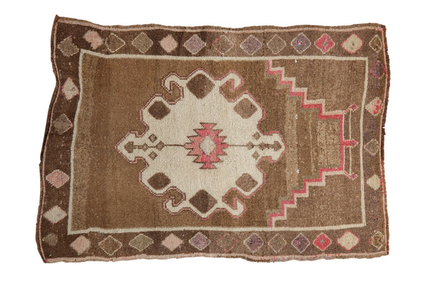 3x4.5 Vintage Distressed Kars Rug // ONH Item 128881