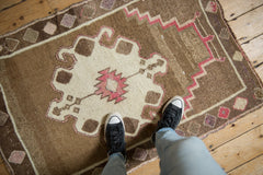 3x4.5 Vintage Distressed Kars Rug // ONH Item 12888, Image 1