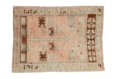 2.5x3.5 Vintage Distressed Oushak Rug // ONH Item 128901