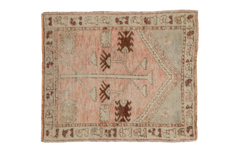 2.5x3 Vintage Distressed Oushak Square Rug // ONH Item 128911