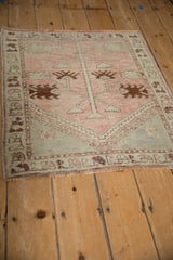 2.5x3 Vintage Distressed Oushak Square Rug // ONH Item 12891, Image 3