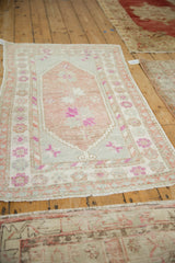3x4.5 Vintage Distressed Oushak Rug // ONH Item 12892, Image 3