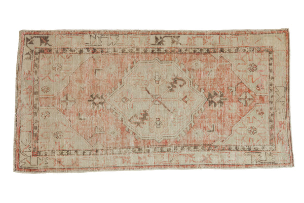 2.5x5 Vintage Distressed Oushak Rug Runner // ONH Item 128931
