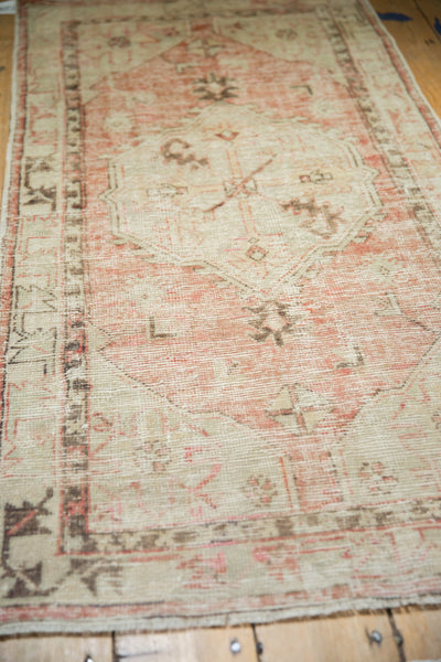 2.5x5 Vintage Distressed Oushak Rug Runner // ONH Item 12893, Image 4