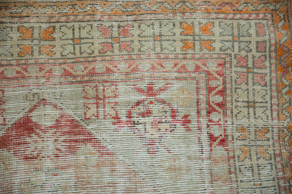3x4 Vintage Distressed Oushak Square Rug // ONH Item 12894, Image 2