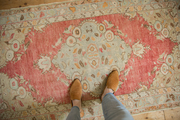 3.5x6 Vintage Distressed Oushak Rug // ONH Item 12896, Image 1