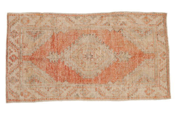 2.5x4.5 Vintage Distressed Oushak Rug // ONH Item 12897
