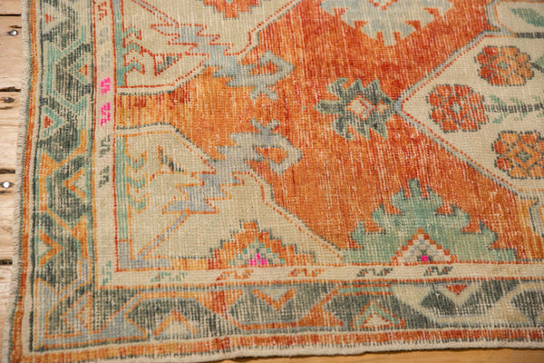 2.5x5.5 Vintage Distressed Oushak Rug Runner // ONH Item 12902, Image 5