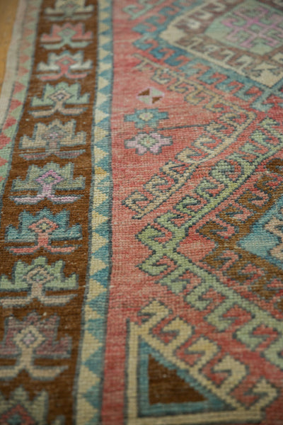 3.5x8 Vintage Distressed Oushak Rug Runner // ONH Item 12904, Image 4