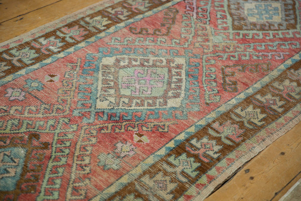 3.5x8 Vintage Distressed Oushak Rug Runner // ONH Item 12904, Image 5