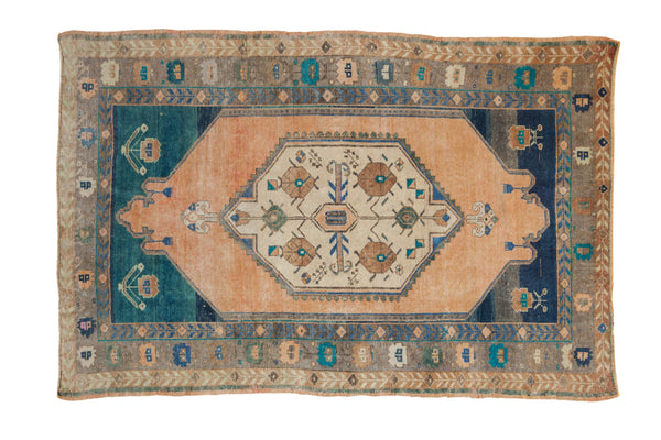 4x6 Vintage Distressed Oushak Rug // ONH Item 129061