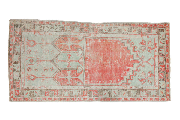 2.5x5 Vintage Distressed Oushak Rug Runner // ONH Item 129071