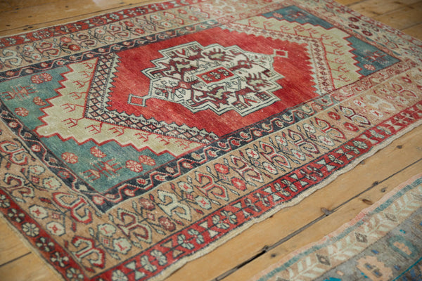 3.5x5.5 Vintage Distressed Anatolian Rug // ONH Item 12908, Image 5