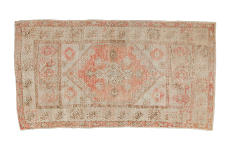 2.5x5 Vintage Distressed Oushak Rug Runner // ONH Item 129101