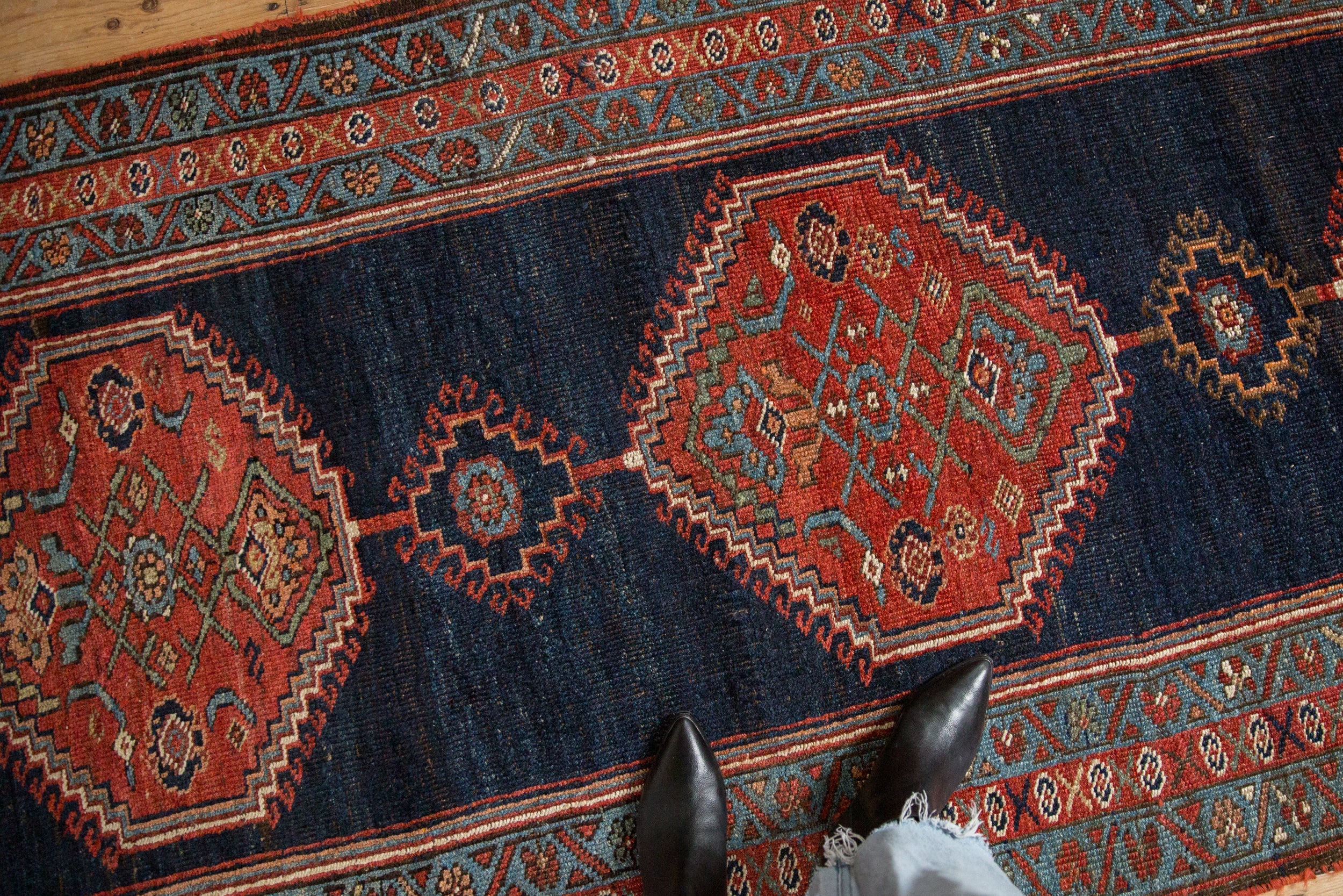 4x11.5 Antique Bijar Rug Runner // ONH Item 12916, Image 1
