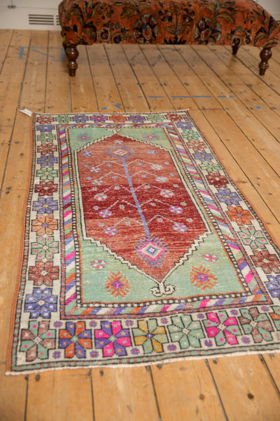 2.5x5.5 Vintage Distressed Oushak Rug Runner // ONH Item 12918, Image 3