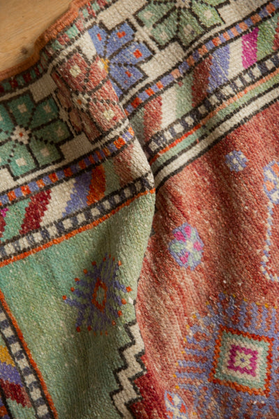 2.5x5.5 Vintage Distressed Oushak Rug Runner // ONH Item 12918, Image 8