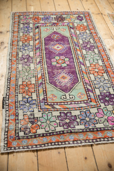 2.5x5 Vintage Distressed Oushak Rug Runner // ONH Item 12920, Image 5
