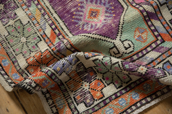 2.5x5 Vintage Distressed Oushak Rug Runner // ONH Item 12920, Image 6