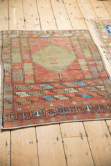 2.5x3 Vintage Distressed Oushak Square Rug // ONH Item 12921, Image 8