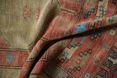 2.5x3 Vintage Distressed Oushak Square Rug // ONH Item 12921, Image 9