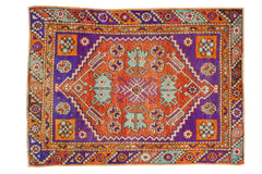 3x4 Vintage Distressed Oushak Square Rug // ONH Item 129241
