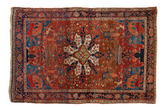 4.5x6.5 Antique Farahan Sarouk Rug // ONH Item 129261