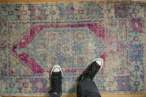 2.5x4.5 Vintage Distressed Oushak Rug // ONH Item 12929, Image 1