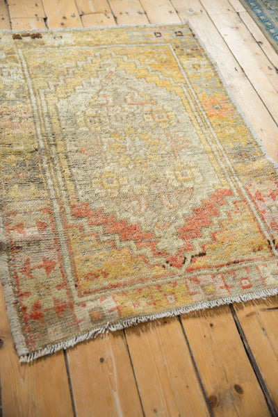 3x4 Vintage Distressed Oushak Square Rug // ONH Item 12932, Image 5