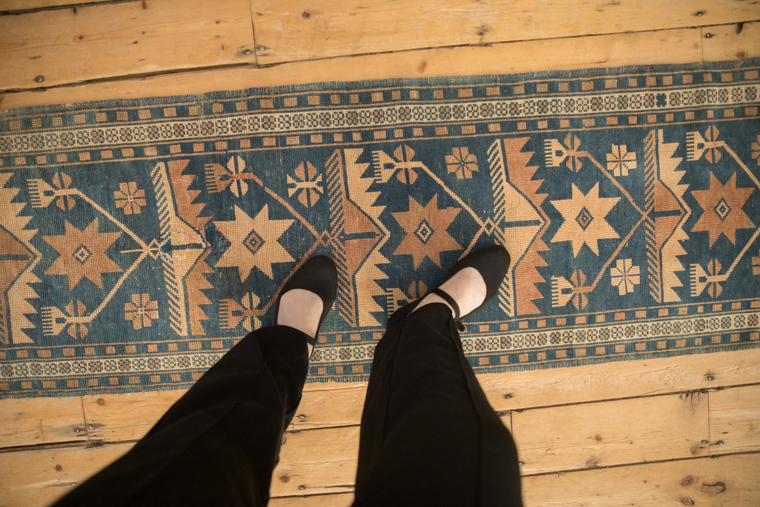 2x9 Vintage Distressed Anatolian Rug Runner