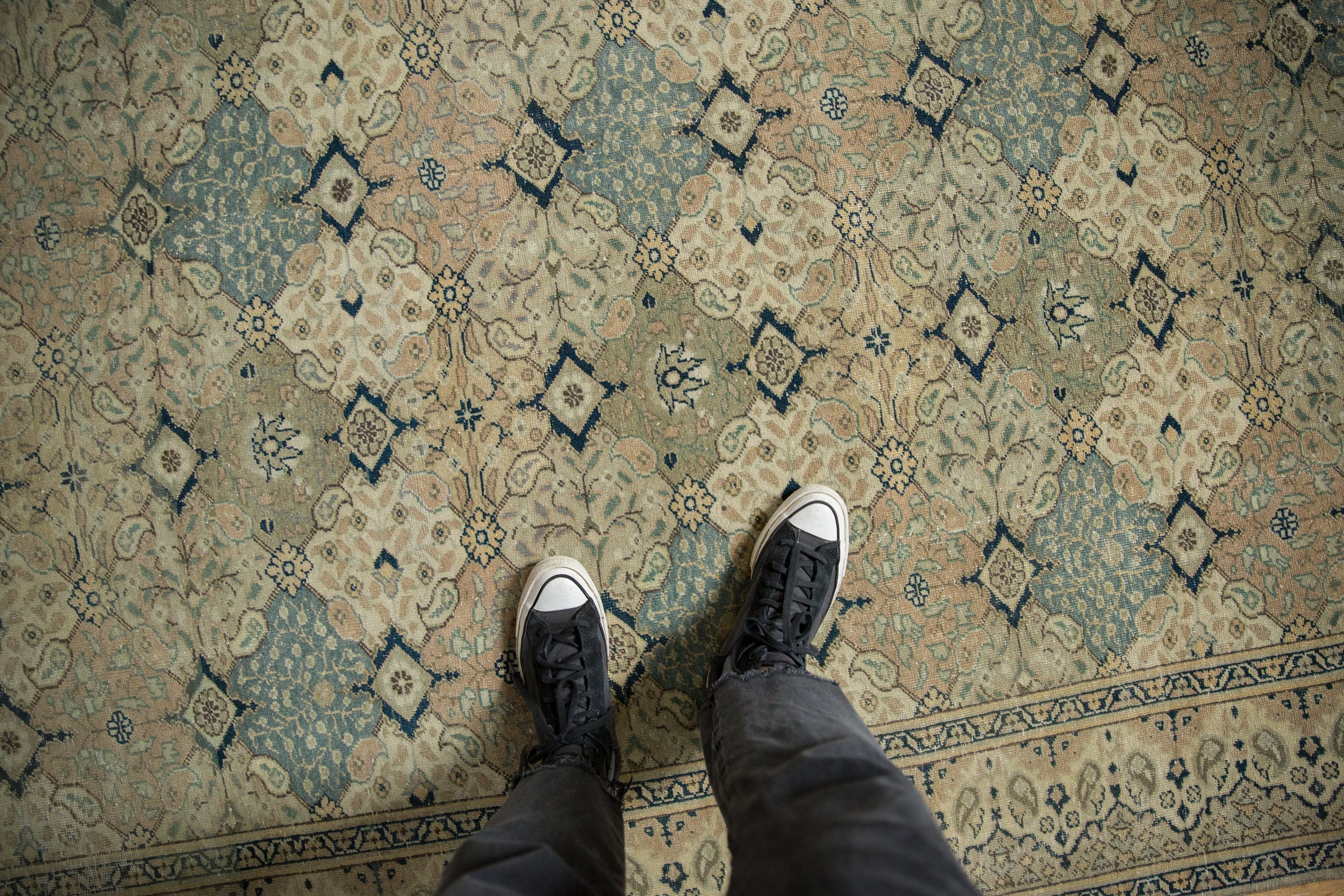 6.5x9.5 Vintage Distressed Kayseri Carpet // ONH Item 12939, Image 1