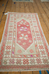 2.5x5 Vintage Distressed Oushak Rug Runner // ONH Item 12961, Image 3