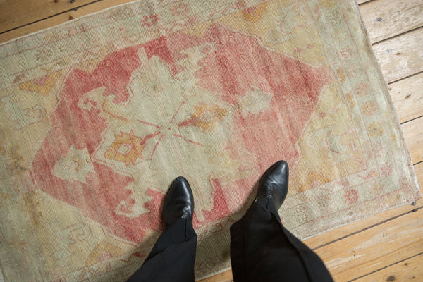 3x4.5 Vintage Distressed Oushak Rug // ONH Item 12962, Image 1