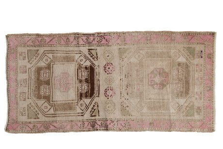 2.5x5.5 Vintage Distressed Kurd Rug Runner // ONH Item 12964