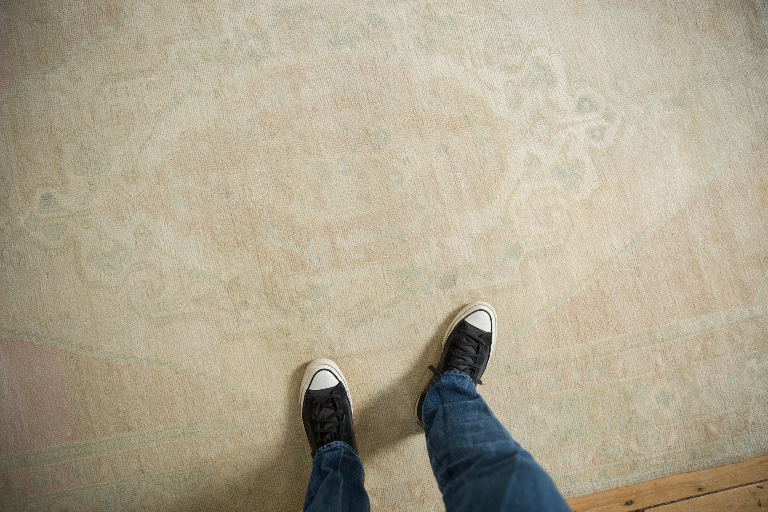 5x10 Vintage Distressed Oushak Rug Runner // ONH Item 12968, Image 1