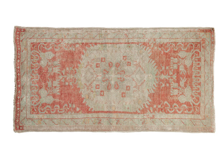 2.5x5 Vintage Distressed Oushak Rug Runner // ONH Item 12969