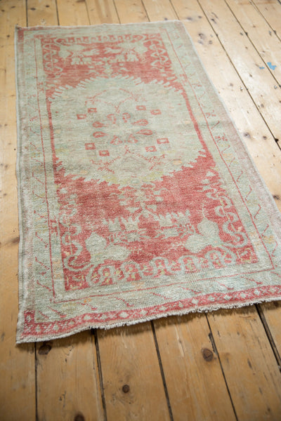 2.5x5 Vintage Distressed Oushak Rug Runner // ONH Item 12969, Image 6