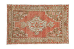 3x4.5 Vintage Distressed Oushak Rug // ONH Item 12970