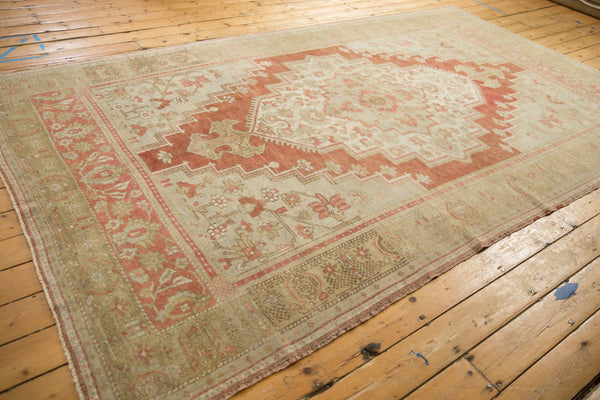 7x11.5 Vintage Distressed Oushak Carpet // ONH Item 12974, Image 11