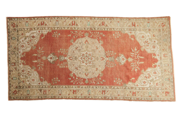4.5x9.5 Vintage Distressed Anatolian Rug Runner // ONH Item 12975