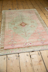 2.5x4 Vintage Distressed Oushak Rug // ONH Item 12980, Image 9