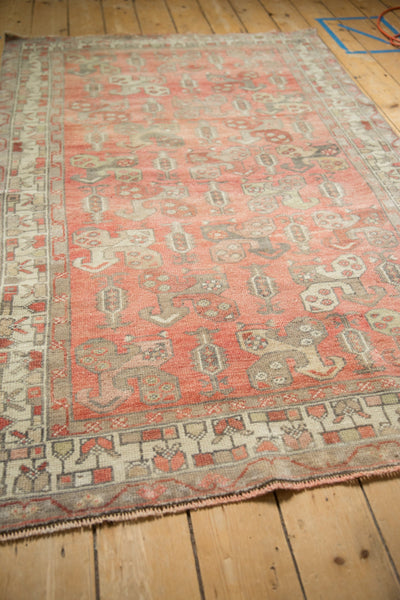 4x6 Vintage Distressed Oushak Rug // ONH Item 12984, Image 6