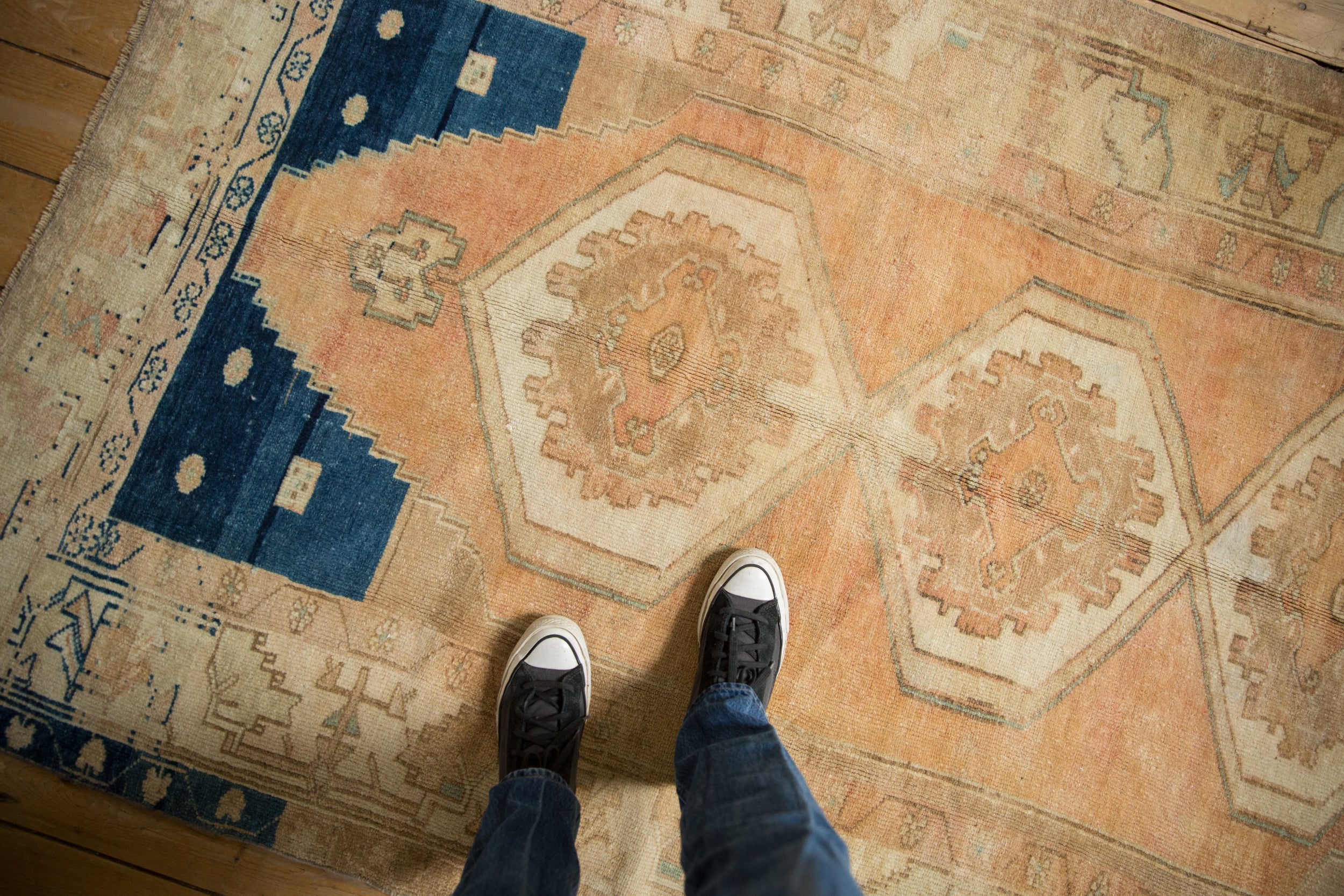 4.5x7.5 Vintage Distressed Oushak Rug // ONH Item 12988, Image 1