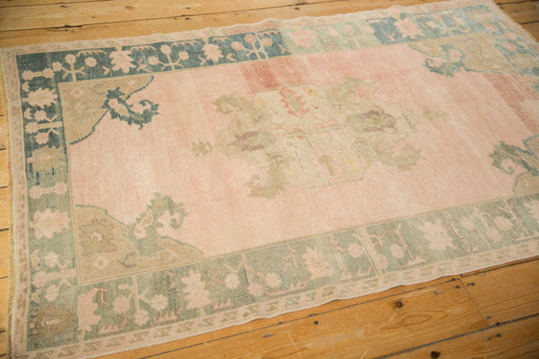4x6.5 Vintage Distressed Oushak Rug // ONH Item 12989, Image 5